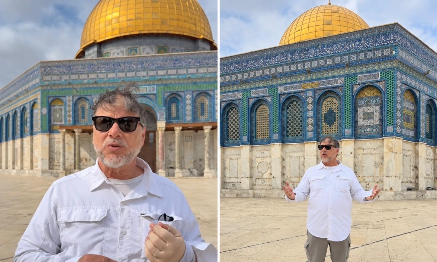 Pastor faz oração profética em Israel e declara: “Chegará um tempo dourado para o Brasil”